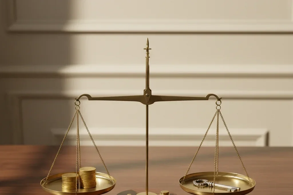 Partage des biens et regime matrimonial